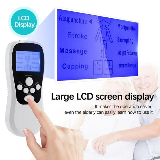 Digital Multifunctional Massager | Model  BLD-610  | Multifunctional Electric Pulse Massager for Pain Relief, Muscle Relaxation & Body Massage