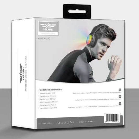 head phone with led light